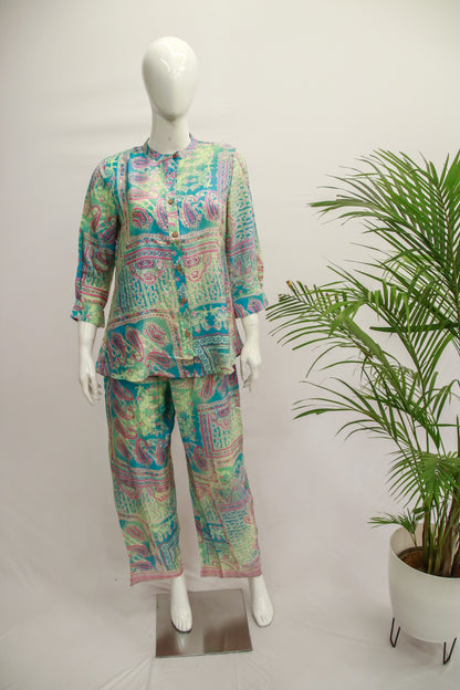 Neon Green  Co-ord Set