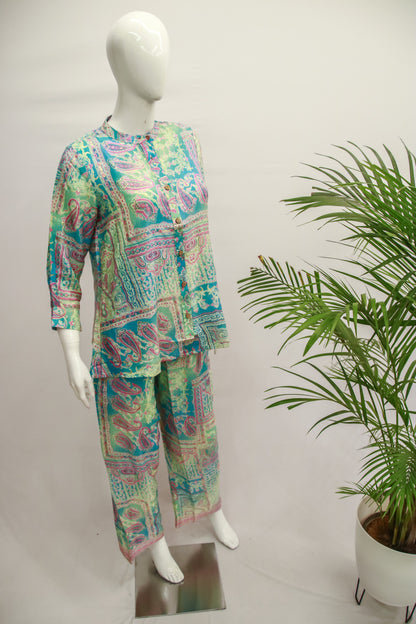 Neon Green  Co-ord Set