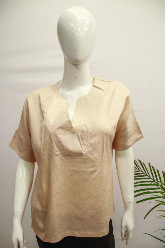 Rayon Peach Short Top