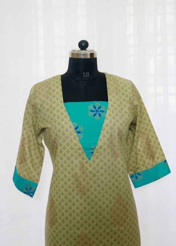 Kurta with Patchwork