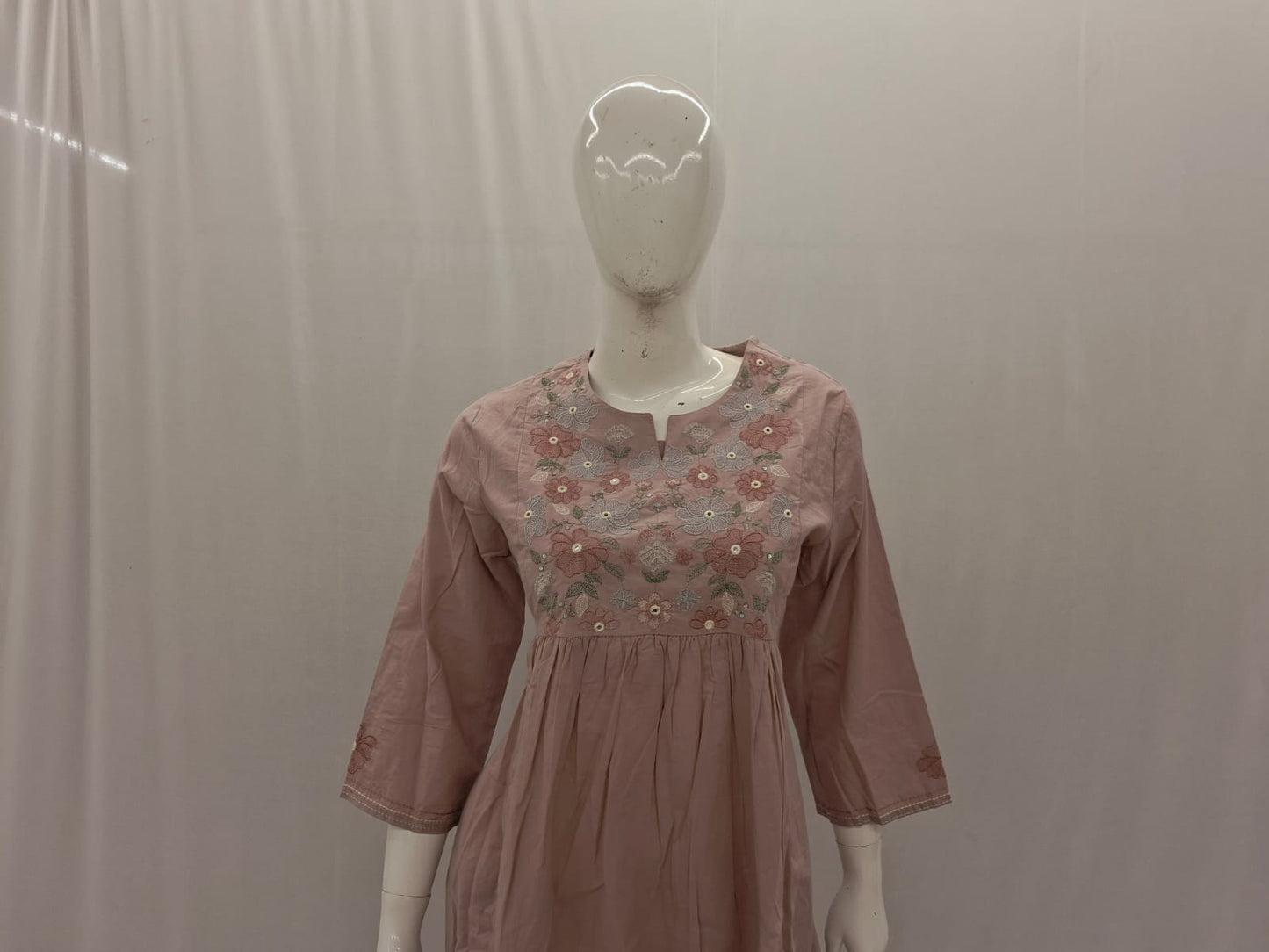 Pink Cotton Top and Pant Set