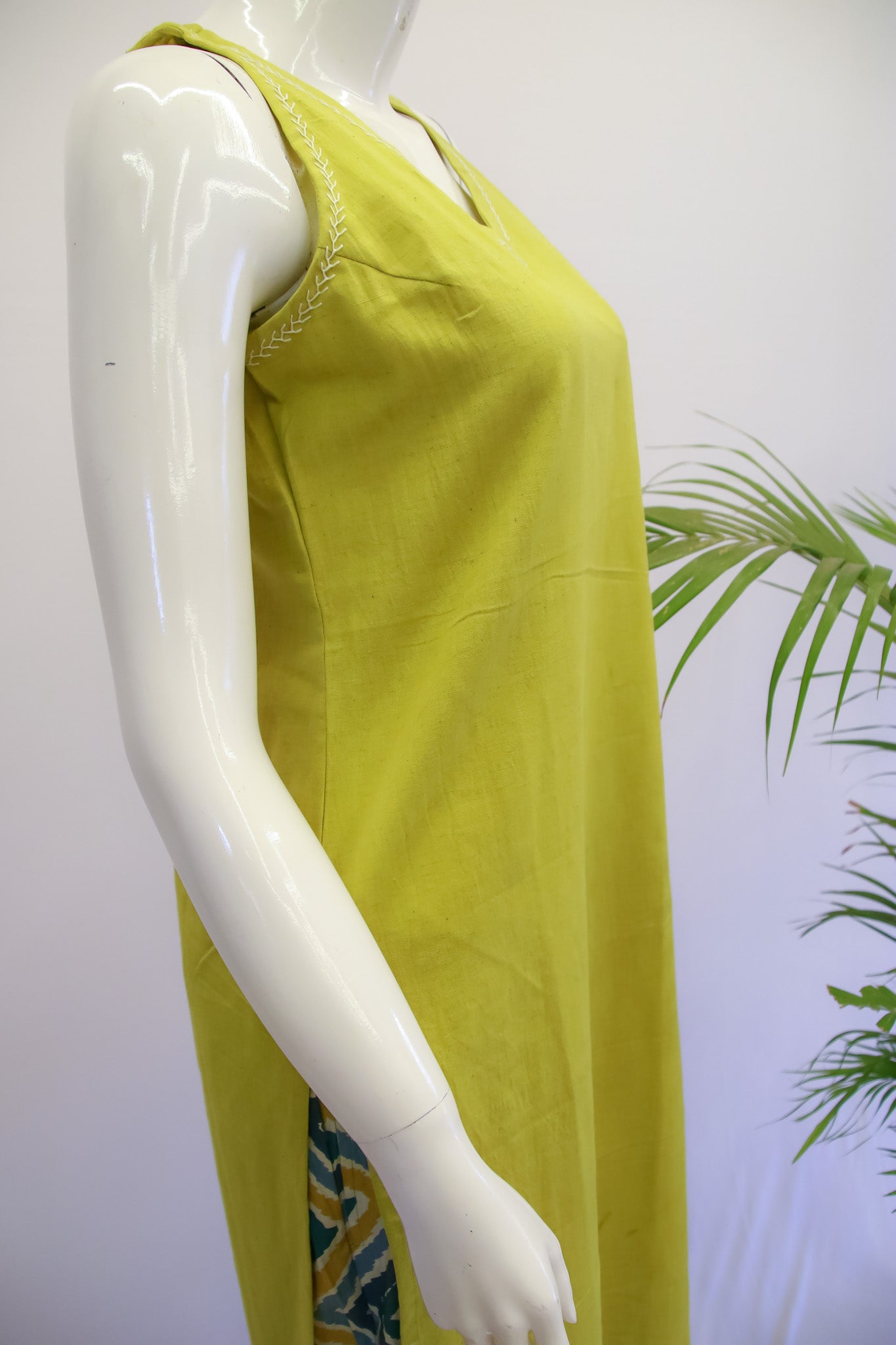 Flex Cotton Mustard Top and Pant Set