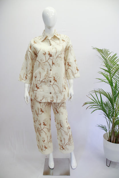 Premium Khadi Cotton Co Ord Set