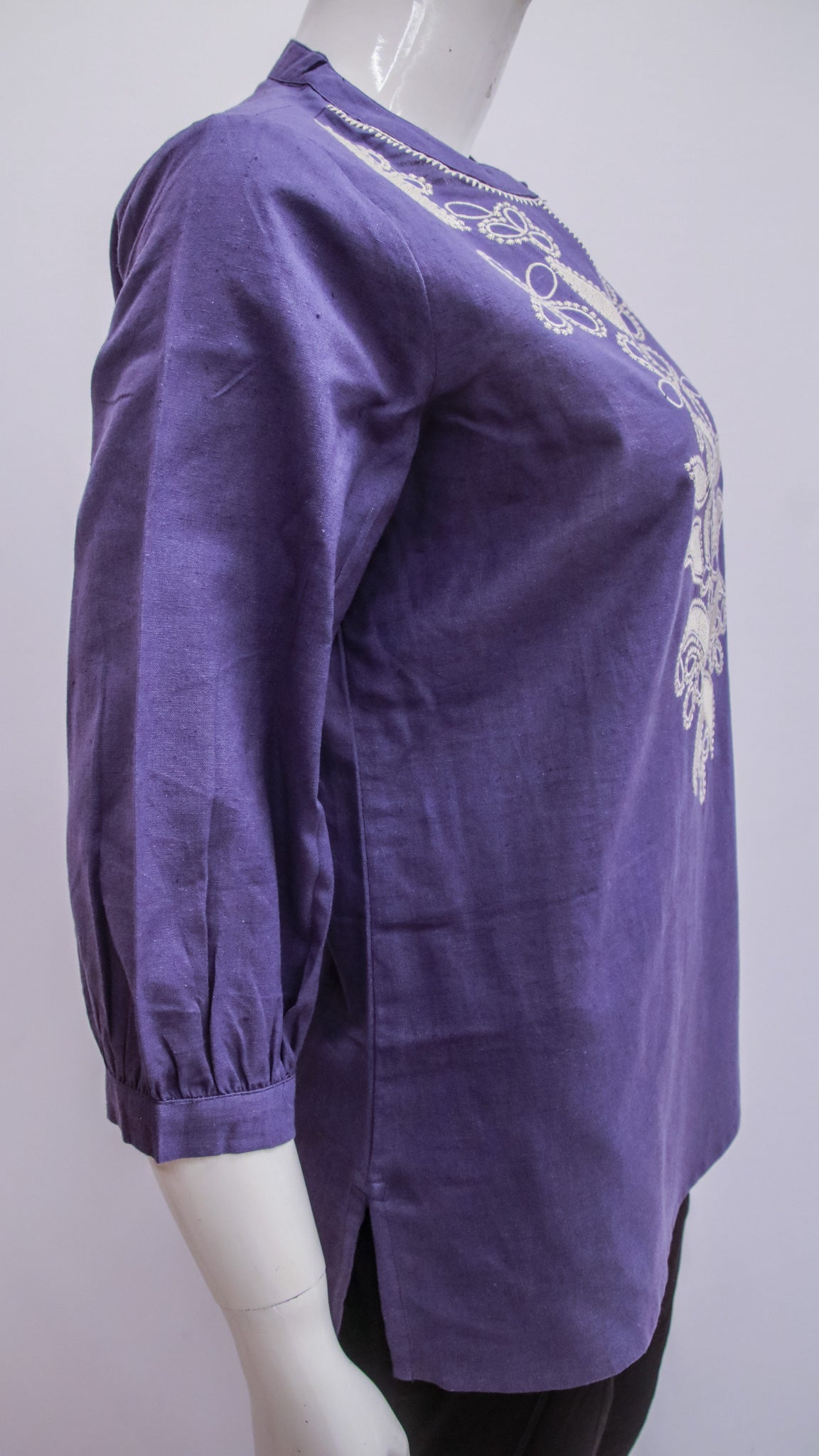 Purple colored short top