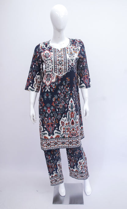 Rayon Abstract Co-ord Set