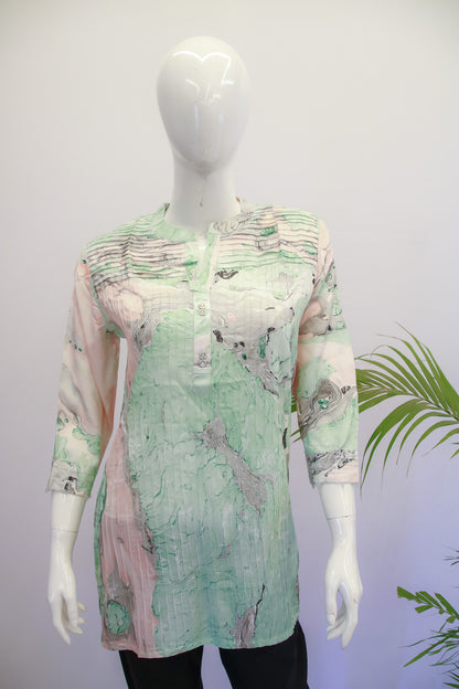 Rayon Multi Color Tunic