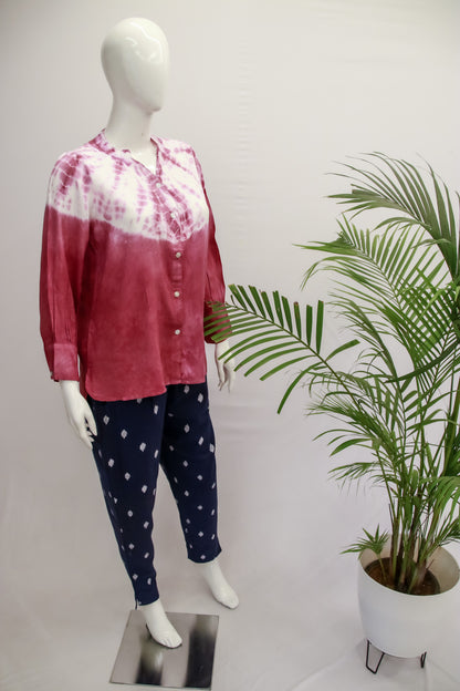 Tie & Dye Pink Shirt