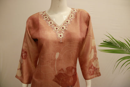 Tissue Silk Dupatta Set