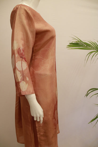 Tissue Silk Dupatta Set