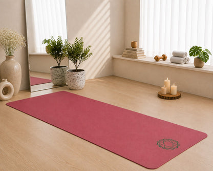 Premium Cork Yoga Mat with Carry Strap